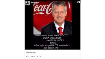 Fact Check: CEO Of Coca-Cola Did NOT Say Boycotters Are 'A Few Right Winged Nuts'