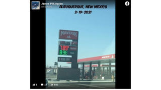 Fact Check: Gas was NOT $7.89 Per Gallon At An Albuquerque Maverik In March 2021: Electricians Were Working On A Sign 