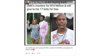 Fact Check: Jay-Z and Beyonce Did NOT Buy DMX's Masters And DMX Did NOT Have 17 Kids