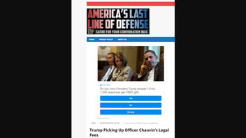 Fact Check: Trump Did NOT Pick Up Officer Chauvin's Legal Fees