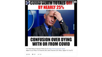 Fact Check: NO Evidence COVID-19 Death Totals Are Off By Nearly 25%