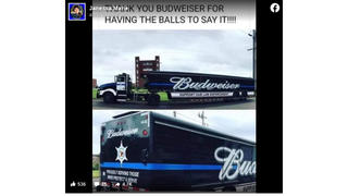 Fact Check: Budweiser Is NOT Putting 'Support Our Law Enforcement' On Its Trucks -- One Local Wholesaler Did