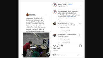 Fact Check: NO Evidence The Audit In Maricopa County, Arizona, Is Confirming The Rumor That A 'Special Watermark Is On The Real Ballots'