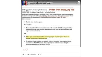 Fact Check: Contraceptive Guidance Found In A Clinical Trial Protocol Is NOT Proof Of Vaccine Danger