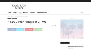 Fact Check: Hillary Clinton Was NOT Hanged At Gitmo