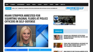 Fact Check: NO Florida Stripper Resembling Amy Poehler Arrested For Squirting Bodily Fluids At Police in Self-Defense