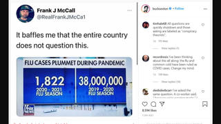 Fact Check: The Fact That Flu Cases Plummeted Does NOT Cast Doubt On COVID and 2020 Flu Statistics