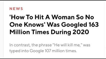 Fact Check: 'How To Hit A Woman So No One Knows' Was NOT Googled 163 Million Times During 2020