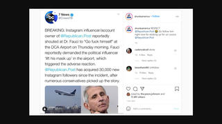 Fact Check: Dr. Fauci Was NOT Insulted By Instagram Influencer At Airport