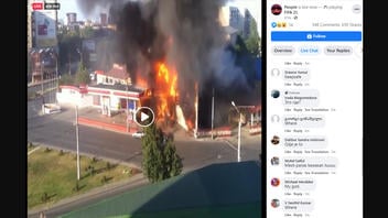 Fact Check: "Live" Video Does NOT Show Live Gas Station Explosion