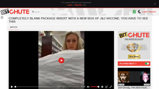 Fact Check: Video Of Blank Product Insert Inside J&J Vaccine Box Does NOT Show Anything Unexpected Or Untoward