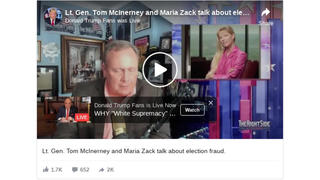 Fact Check: Lt. Gen. Tom McInerney And Maria Zack Video Shows NO Proof Of Election Fraud