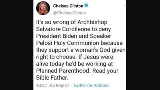 Fact Check: Chelsea Clinton Did NOT Say 'If Jesus Were Alive Today He'd Be Working At Planned Parenthood' 