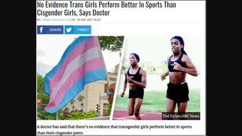Fact Check: Article Does NOT Prove Transgender And Cisgender Girls Are On A Level Playing Field
