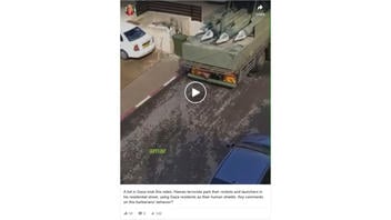 Fact Check: This Video Does NOT Show Hamas Rocket Launchers Passing Through Gaza Neighborhood
