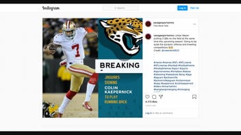 Fact Check: Jacksonville Jaguars Did NOT Sign Colin Kaepernick