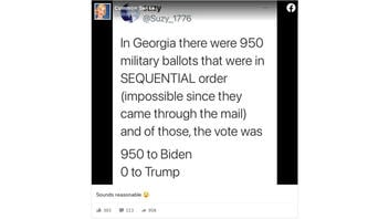 Fact Check: Batch Of 950 Military Ballots For Biden In Fulton County, Georgia, Is NOT Proof Of Election Fraud