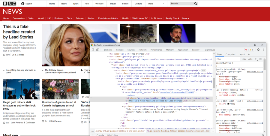 fake headline created by lead stories 2.png
