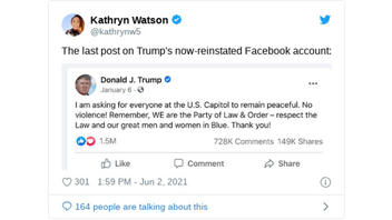 Fact Check: Donald Trump's Facebook And Instagram Accounts Have NOT Been Reinstated