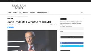 Fact Check: John Podesta Was NOT Executed At Gitmo