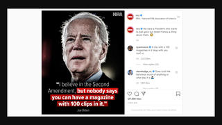 Fact Check: Biden DID Refer To 'Bullets' As 'Clips' -- But He Immediately Corrected Himself