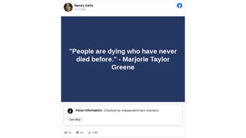 Fact Check: Marjorie Taylor Greene Did NOT Say 'People Are Dying Who Have Never Died Before' 