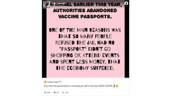 Fact Check: Israel Did NOT Get Rid Of Vaccine Passports Because Of Lack Of People Getting The Vaccine