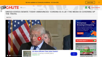 Fact Check: Promotional Captions For This Video Do NOT Accurately Describe U.S. Senate Action, Nor Senators' Words
