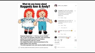 Fact Check: Raggedy Ann And Andy Dolls Were NOT Created To Symbolize Children Who Died From Vaccines