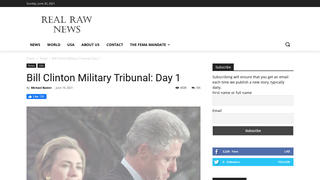 Fact Check: Bill Clinton Is NOT Facing A Military Tribunal At Guantanamo Bay