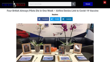 Fact Check: Four British Airways Pilots Did NOT Die In One Week And There Is NO Proof Deaths Were From COVID-19 Vaccine   