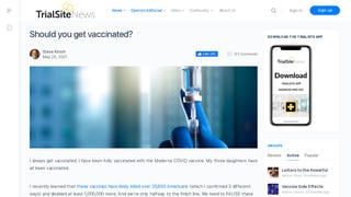 Fact Check: This Blog Post Does NOT Prove 25,800 Deaths Were Caused By The mRNA Vaccines Against COVID-19