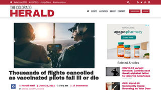 Fact Check: NO Evidence To Back Claim That 'Thousands Of Flights Canceled As Vaccinated Pilots Fall Ill Or Die'