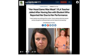Fact Check: Florida Teacher NOT Jailed After Having Sex With Student Who Reported Her Due To Her Performance