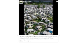 Fact Check: This Electric Car Cemetery Is NOT In France -- It's In Hangzhou, China