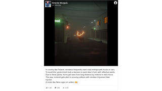 Fact Check: This Photo Does NOT Show A Real Reindeer With Glowing Antlers -- It's A Digital Artwork