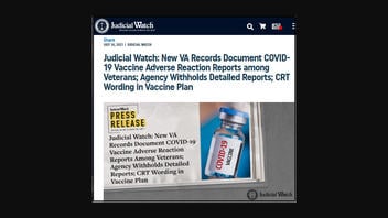 Fact Check: VAERS Numbers Are NOT Proof 895 Veterans Were Killed Or Injured By COVID Vaccine -- VAERS Tallies Unverified Reports