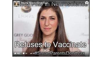Fact Check: Actress and Neuroscience Expert Mayim Bialik Is NOT Opposed To Vaccination