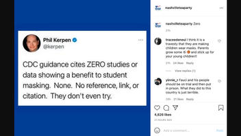 Fact Check: CDC Guidance Does NOT Cite Zero Studies Or Data Showing A Benefit To Student Masking
