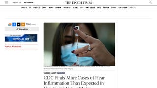 Fact Check: COVID Vaccine DID Correlate To More Heart Inflammation Than Expected In Teen Males