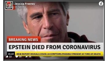 Fact Check: Jeffrey Epstein Did NOT Die From Coronavirus