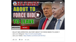Fact Check: Chairman Of Joint Chiefs Of Staff Gen. Mark Milley Was NOT Arrested