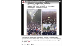 Fact Check: French Protests Against Vaccine Mandates Are NOT Accurately Represented With Captions And Photos In Online Posts