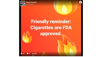 Fact Check: Cigarettes Are NOT 'FDA Approved'