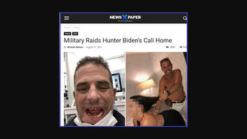 Fact Check: Military Did NOT Raid Hunter Biden's 'Cali' Home