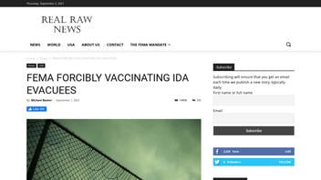 Fact Check: FEMA Is NOT 'Forcibly' Vaccinating Hurricane Ida Evacuees