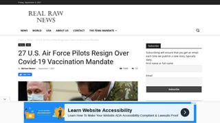 Fact Check: NO Evidence That 27 U.S. Air Force Pilots Resigned Over COVID-19 Vaccination Mandate