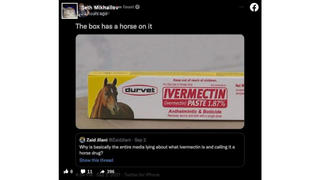 Fact Check: Ivermectin Deworms Livestock AND Treats Human Parasites, But Manufacturer Does NOT Recommend It For COVID-19