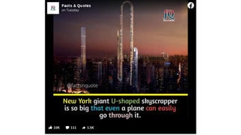 Fact Check: New York Giant U-Shaped Skyscraper Is Not Real -- It's Just A Proposed Design From 2017