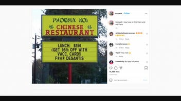 Fact Check: Chinese Restaurant Sign Giving 95% Off Meal With Vaccine Card Is NOT Real